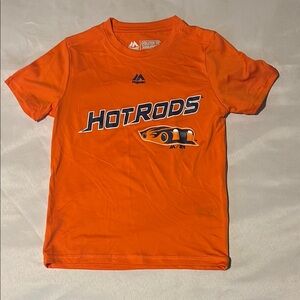 Majestic Kids Orange Hot Rods Tee